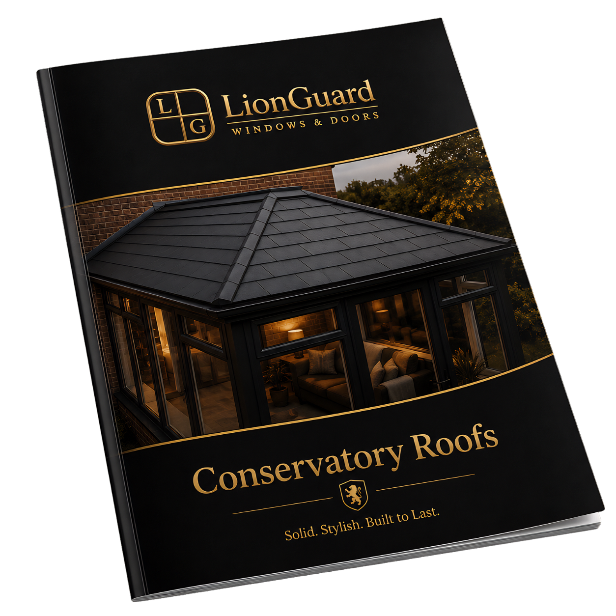 Conservatory roofs brochure showing tiled roof upgrades and replacement conservatory roofs in Carmarthenshire and Swansea