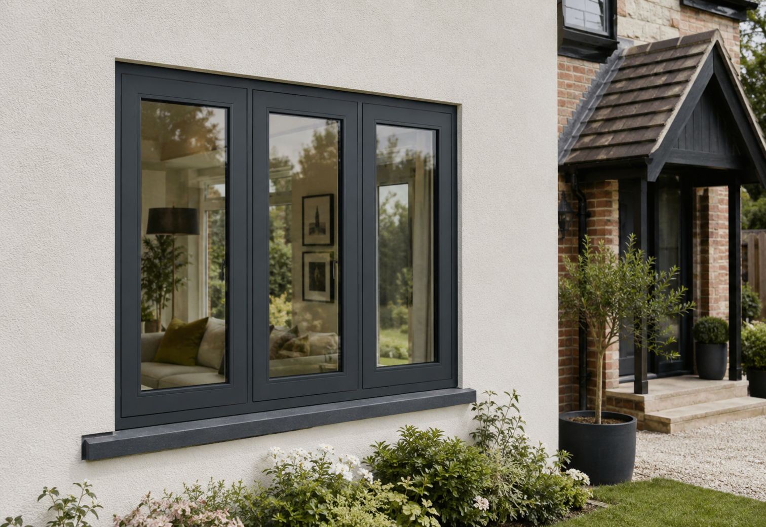 flush casement window installation
