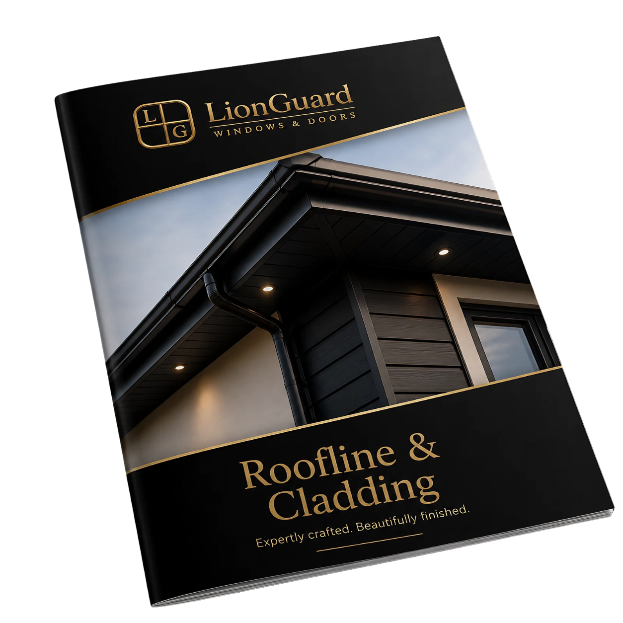 Roofline and cladding brochure featuring fascia, soffits, guttering and exterior cladding in Carmarthenshire and Swansea